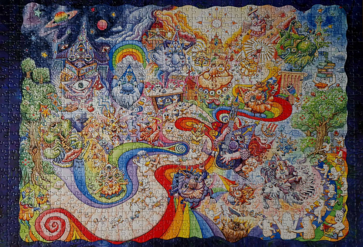 Rainbow Road, 1000 pieces puzzle