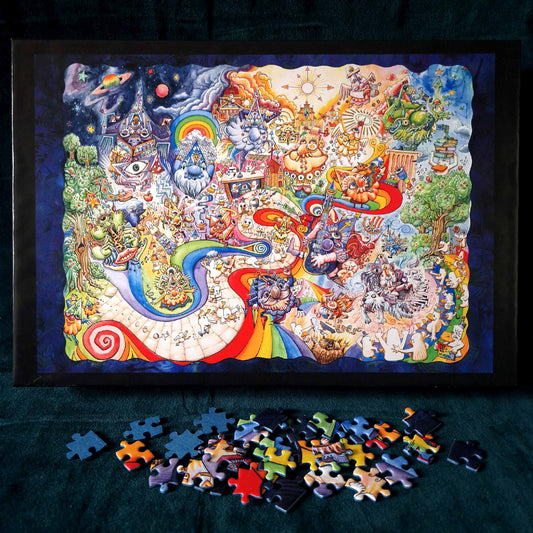 Rainbow Road, 1000 pieces puzzle