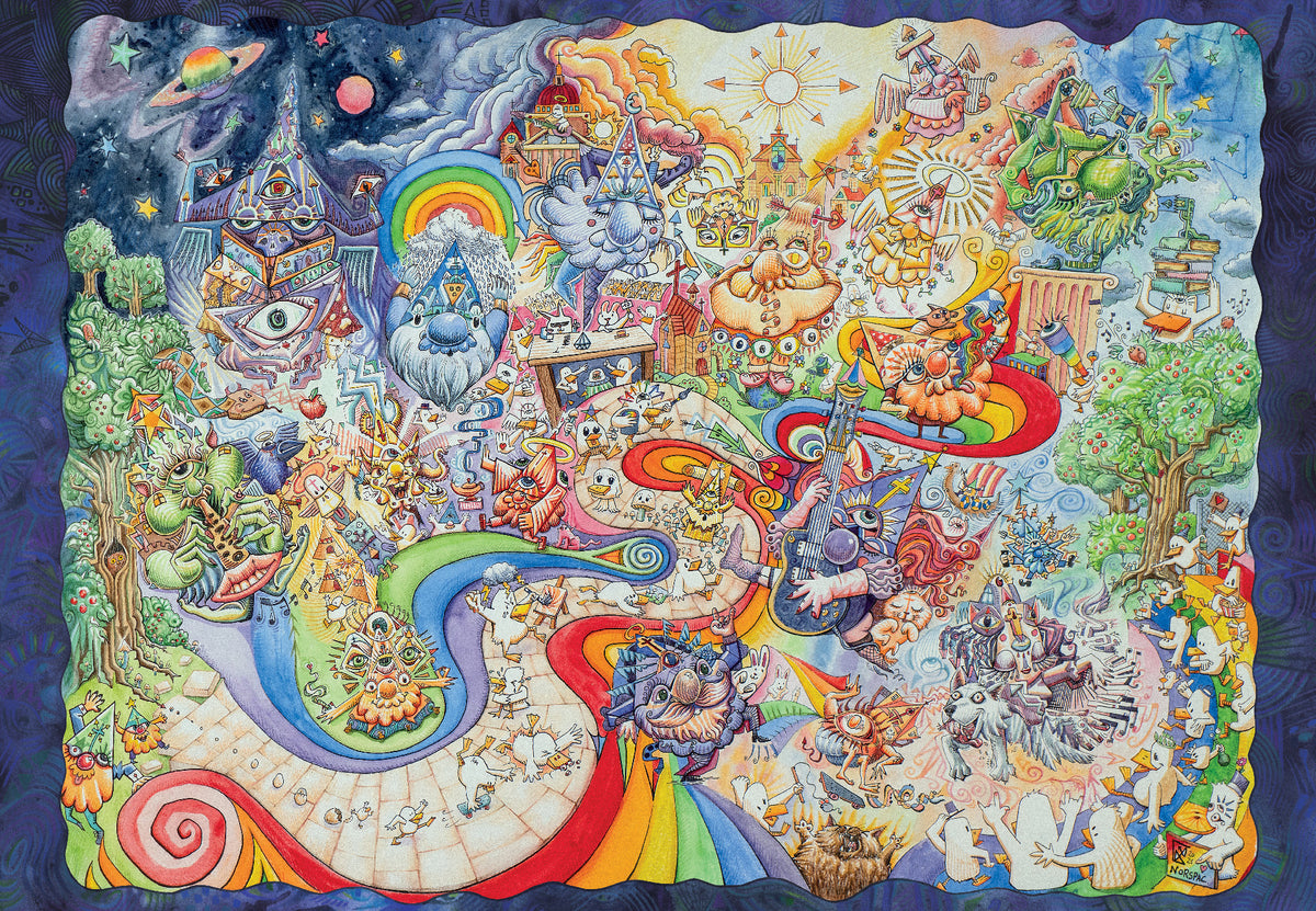 Rainbow Road, 1000 pieces puzzle