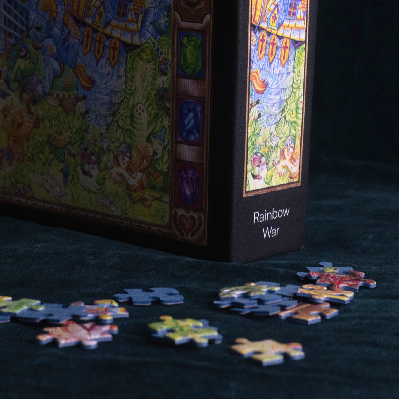 Rainbow War, 1000 pieces puzzle